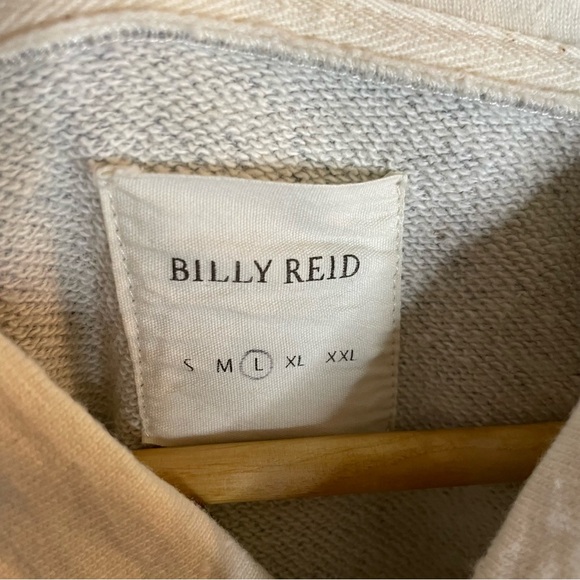 Billy Reid "Jackson" Shawl collar grey pullover sweatshirt sweater - Picture 5 of 8
